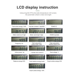 60A TUYA Single Phase WIFI Smart Energy Meter MODBUS kWh Pre-Payment
